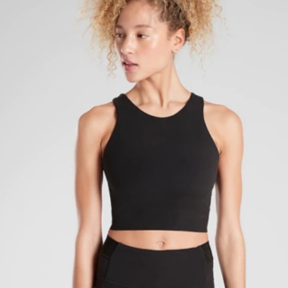 Athleta Black Crop Top